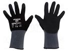 Protective gloves; Size: 7,S; black; nitryl,polyamide; Oil WONDER GRIP