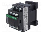 Contactor: 3-pole; NO x3; Auxiliary contacts: NC + NO; 220VAC; 9A SCHNEIDER ELECTRIC