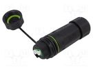 Connector: fiber optic; plug; LC; for cable; ways: 2; straight LOGILINK