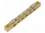 Connector: terminal block; for panel mounting,mounting holes POKÓJ