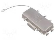 Protection cover; size 16B; Han-INOX®; IP65,IP67; 77.5x27mm HARTING