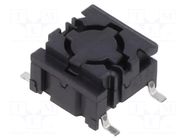 Microswitch TACT; SPST-NO; Pos: 2; 0.05A/24VDC; SMT; none; 3.5N MEC