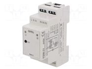 Relay: installation; bistable,impulse; NO/NC; Ucoil: 230VAC; PBM ZAMEL