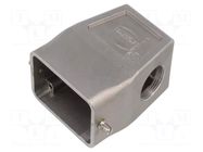 Enclosure for connectors: HDC; size 6B; for cable; Han-INOX® HARTING