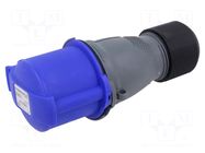 Connector: AC supply 3-phase; plug; female; 32A; 250VAC; IP&S; IP44 AMPHENOL