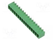 Connector: pluggable terminal block; socket; male; OQ; 10A; 300V AMPHENOL ANYTEK