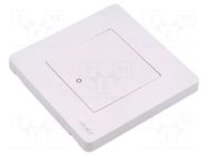Touchless switch; No.of butt: 1; white MOES
