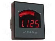 Voltmeter; digital,mounting; 300V; on panel; LED; 3,5 digit; DMR35 Murata Power Solutions