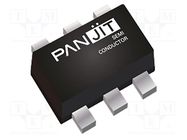 Transistor: N/P-MOSFET; unipolar; 50/-60V; 360/-200mA; 300mW PanJit Semiconductor