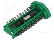 Kit: screwdriver bits; 50mm; Kit: screwdriver bit holder; ; 20pcs. STAHLWILLE