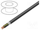 Wire: control cable; ÖLFLEX® FD 891; 4G1.5mm2; PVC; black; Cu LAPP