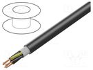 Wire: mains; ÖLFLEX® CHAIN 896 P; 5G2.5mm2; PUR; black; stranded LAPP