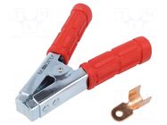 Crocodile clip; 600A; Grip capac: max.300mm; Overall len: 165mm AXIOMET