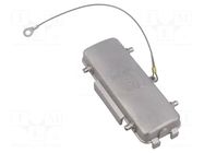 Protection cover; size 24B; Han-INOX®; IP65,IP67; 104x27mm HARTING