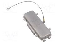 Protection cover; size 24B; Han-INOX®; IP65,IP67; 104x27mm HARTING