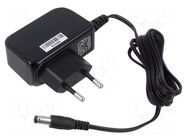 Power supply: switching; mains,plug-in; 12VDC; 1.25A; 15W; 83.3% CELLEVIA POWER