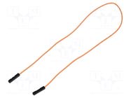 Accessories: Connection lead; orange; 300mm; 10pcs. POLOLU