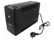 Power supply: UPS; 720W; 1.2kVA; Uin: 162÷295V; 115x320x220mm; 8h GEMBIRD