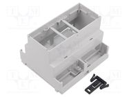 Enclosure: for DIN rail mounting; Y: 90mm; X: 106mm; Z: 58mm; PPO HAMMOND