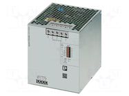 Power supply: switching; for DIN rail; 960W; 24VDC; 40A; IP20; 95% PHOENIX CONTACT