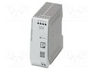 Power supply: switched-mode; for DIN rail; 60W; 48VDC; 1.25A; IP20 PHOENIX CONTACT