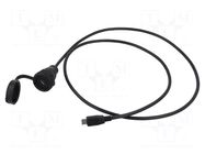 Adapter cable; USB 2.0,with protective cap; 1m; IP67; 1310 ENCITECH