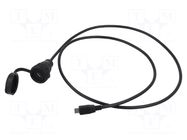 Adapter cable; USB 2.0,with protective cap; 1m; IP67; 1310 ENCITECH