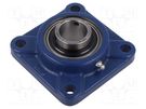 Bearing: bearing unit; adjustable grip,with square flange; 30mm SKF