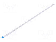 FFC tape; Cores: 10; Tape ph: 0.5mm; L: 254mm; 500mA; 60V; FFC5-TIN GCT
