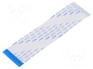 FFC tape; Cores: 50; Tape ph: 0.5mm; L: 101mm; 500mA; 60V; FFC5-TIN GCT