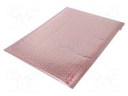 Protection bag; ESD; L: 356mm; W: 254mm; Thk: 76um; 100pcs; <100GΩ STATICTEC