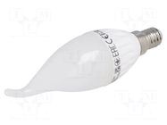 LED lamp; warm white; E14; 230VAC; 1000lm; 10W; 160°; 3000K GTV Poland