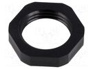 Nut; NPT1/2"; polyamide; black; -20÷100°C; Thread: inch,NPT LAPP