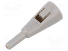Clip-on tip protection; grey; CT3975B; test probe CAL TEST