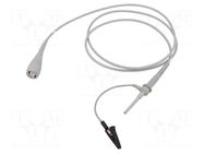 Probe: for oscilloscope; passive; 55MHz; 1: 1; 55V; In.imp: 1MΩ; 1m CAL TEST