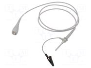 Probe: for oscilloscope; passive; 55MHz; 1: 1; 55V; In.imp: 1MΩ; 1m CAL TEST
