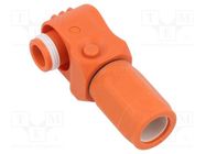 Connector: DC supply; SurLok Plus; female; 5.7mm; PIN: 1; for cable AMPHENOL