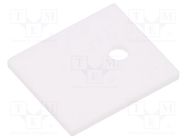 Heat transfer pad: aluminum; TO218,TOP3; Thk: 1.6mm; 25W/mK; 10kV ALUTRONIC