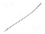 Braids; tape; Thk: 0.64mm; W: 0.76mm; 32A; 14AWG; 305m; copper strand ALPHA WIRE