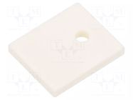 Heat transfer pad: aluminum; TO218,TOP3; Thk: 3mm; 25W/mK; 30kV ALUTRONIC