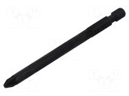 Screwdriver bit; Pozidriv®; PZ2; Overall len: 90mm KING TONY