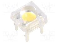 LED Super Flux; 7.62x7.62mm; white warm; 14400÷18000mcd; 24÷27lm OPTOSUPPLY