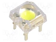 LED Super Flux; 7.62x7.62mm; white cold; 18000÷22000mcd; 25÷28lm OPTOSUPPLY