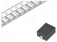Inductor: wire; SMD; 100nH; Ioper: 46A; 11x8x4.9mm; Isat: 63A; 350uΩ EATON ELECTRONICS
