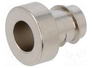 Straight terminal connector; brass; Application: for braids ANAMET EUROPE