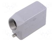 Enclosure for connectors: HDC; size 77.27; for cable; for latch ILME