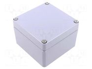 Enclosure: multipurpose; X: 120mm; Y: 122mm; Z: 81mm; AL; aluminium SPELSBERG