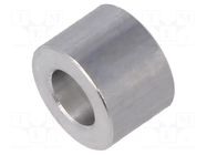 Spacer sleeve; 7mm; cylindrical; aluminium; Out.diam: 10mm DREMEC