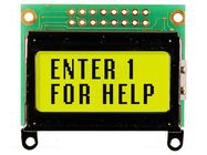 Display: LCD; alphanumeric; STN Positive; 8x2; grey; LED; PIN: 16 NEWHAVEN DISPLAY INTERNATIONAL