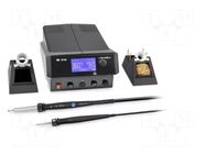 Station: hot air; digital,with knob; 150÷450°C; ESD; 2÷20l/min ERSA